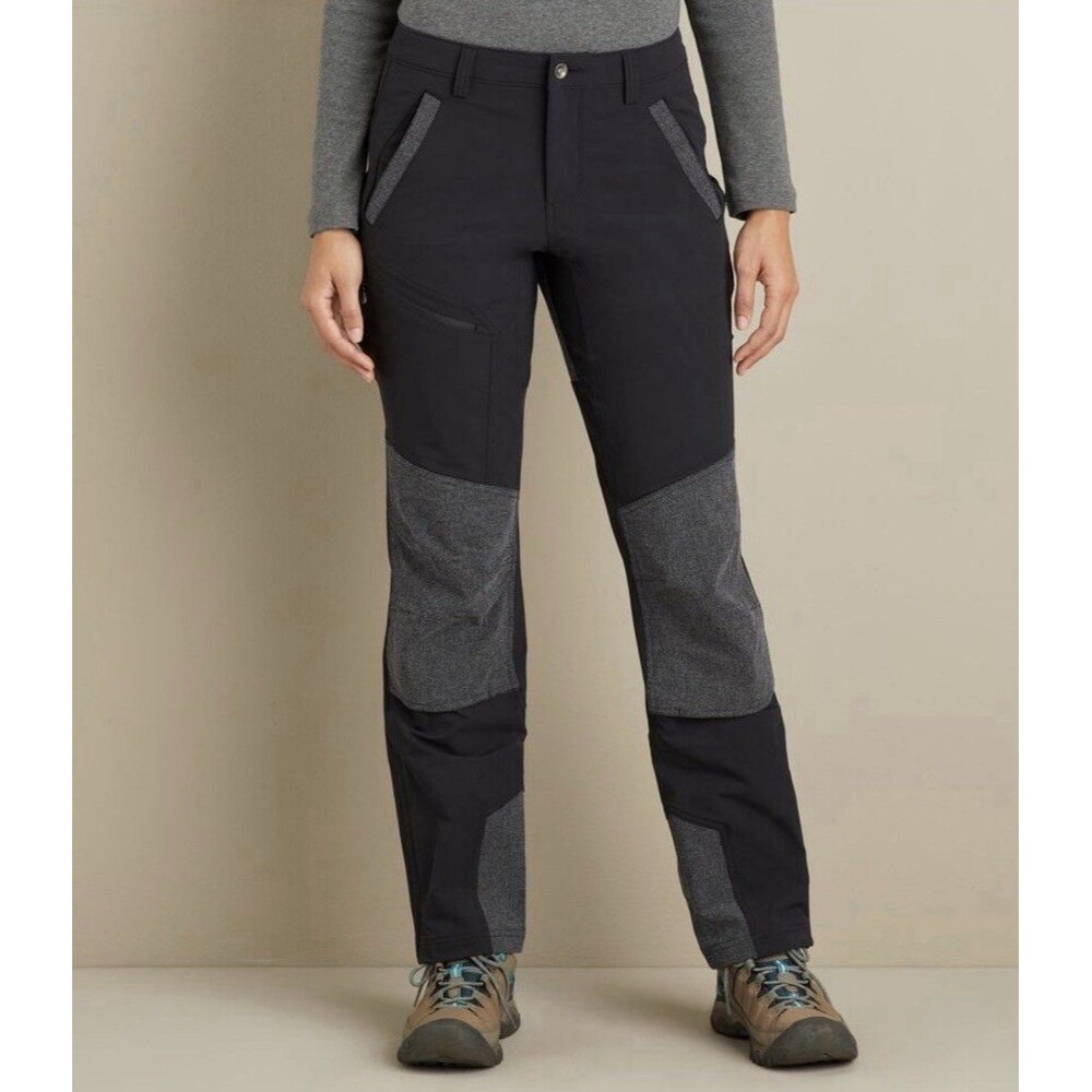 Duluth Trading Womens Flurrious Straight Leg Work Pants Size 18x31 Black $119